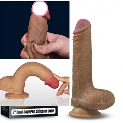 Dương vật giả silicon đẹp giống thật rung ngoáy