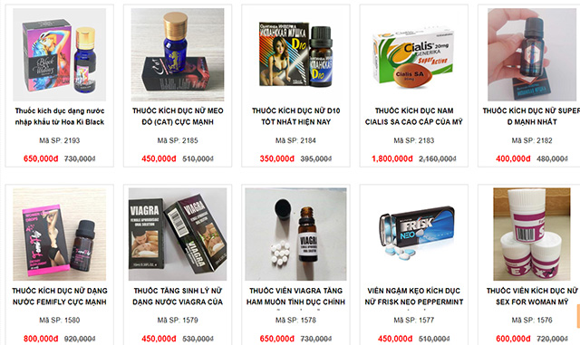 Hình ảnh thuốc kích dục