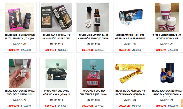 Hình ảnh thuốc kích dục