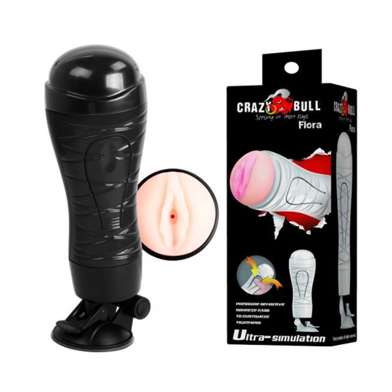 Mua Âm đạo giả có đế hít tường Crazy Bull Flora