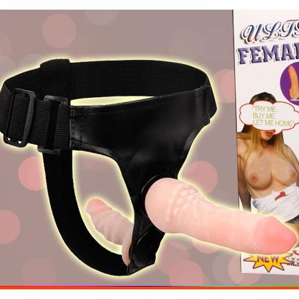 Dương vật giả có dây đeo 2 đầu cho les