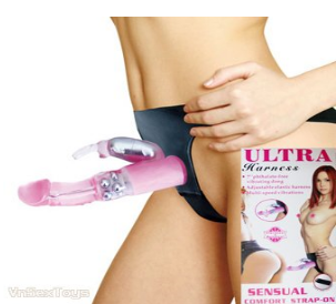 Dương vật giả dây đeo rung ngoáy