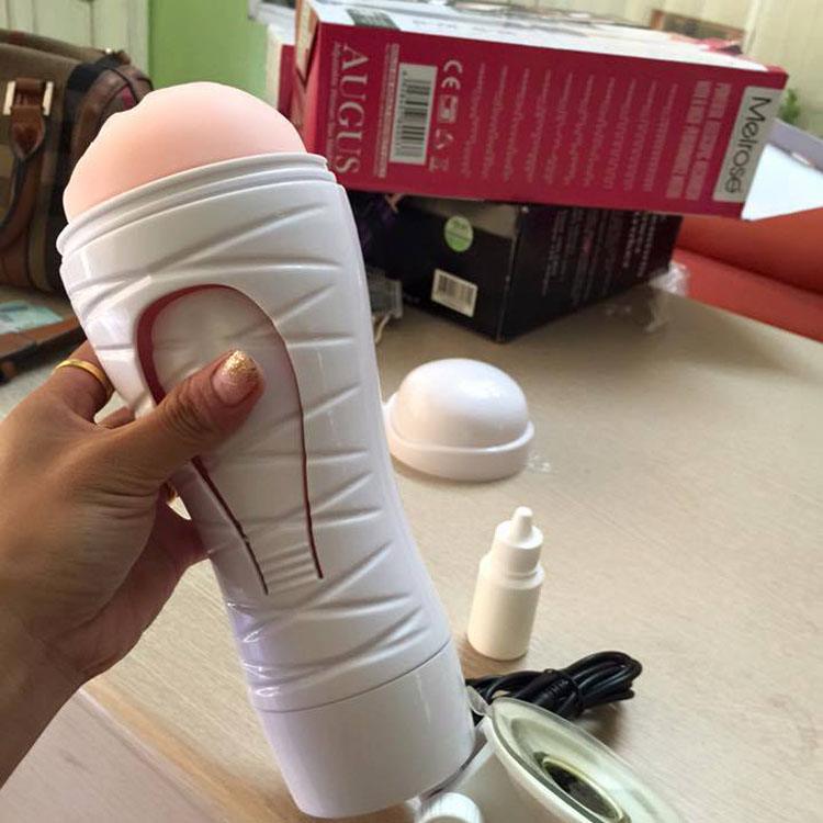 Âm Đạo Giả Sạc Điện rung Co Bóp ruột