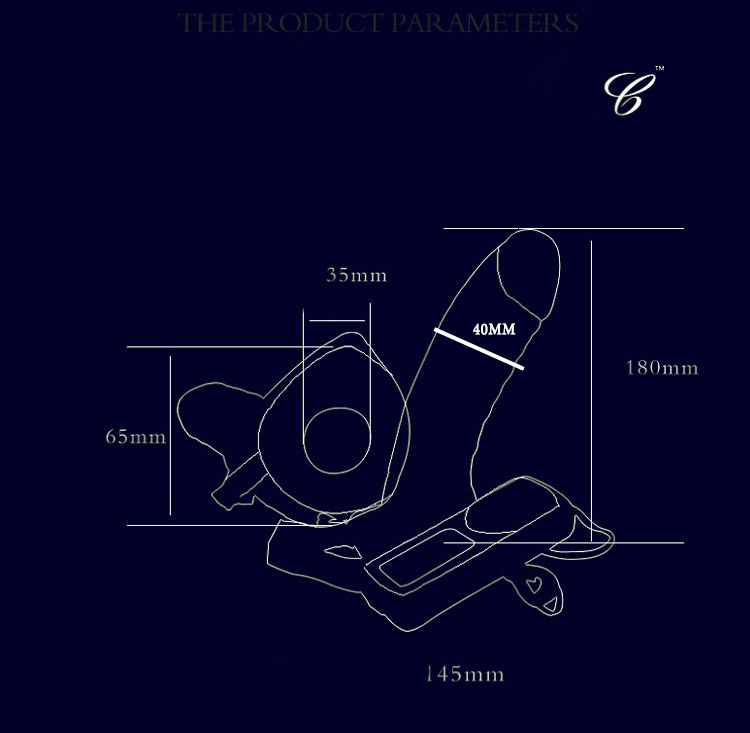 dương vật giả dây đeo rỗng