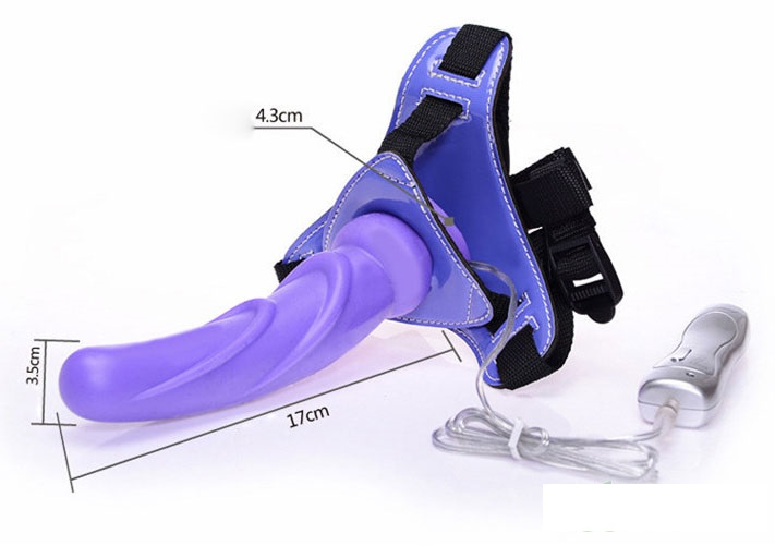 Dương vật dây đeo siêu mềm rung 7 kiểu